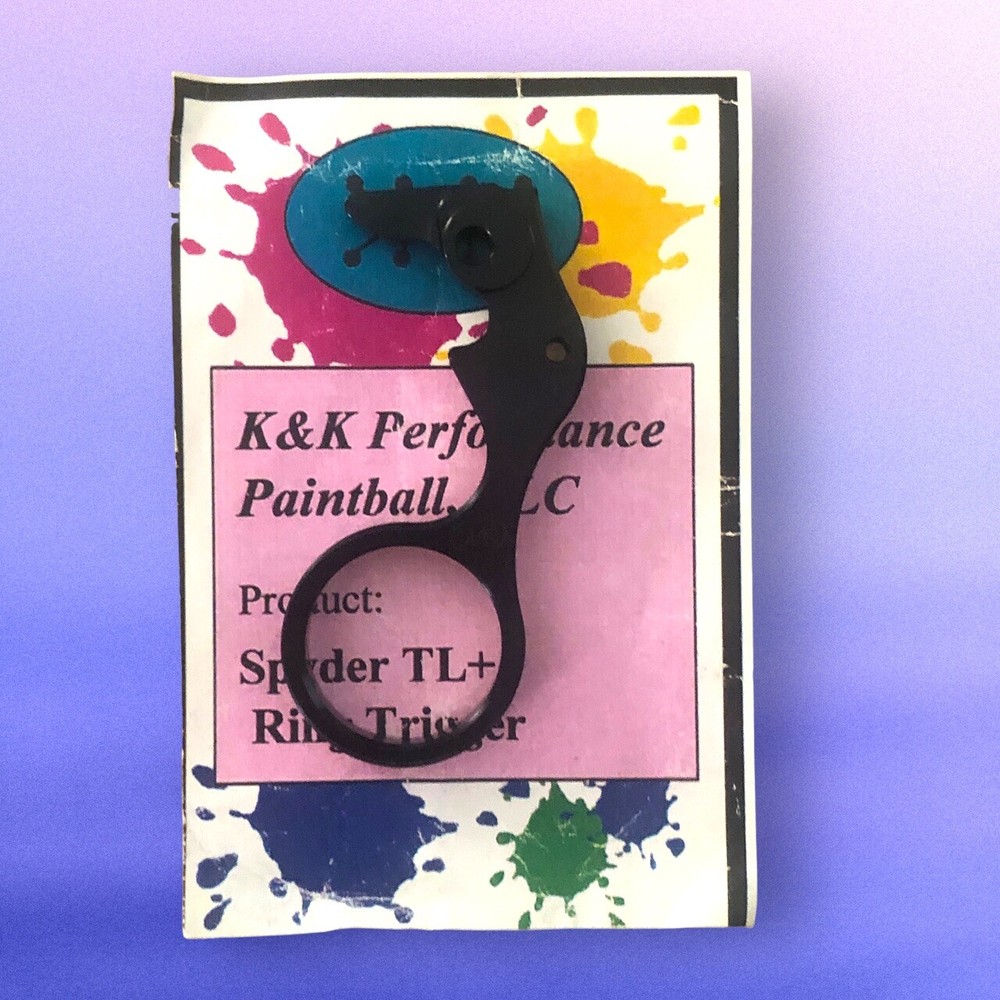 K&K Performance Spyder Compact / TL+ Double Ring Trigger Gloss Black Paintball