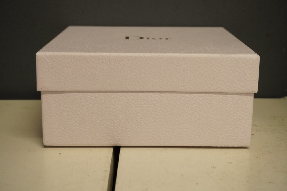 Dior White Gift Box SET (3) With Bow, Tissue, Ribbon