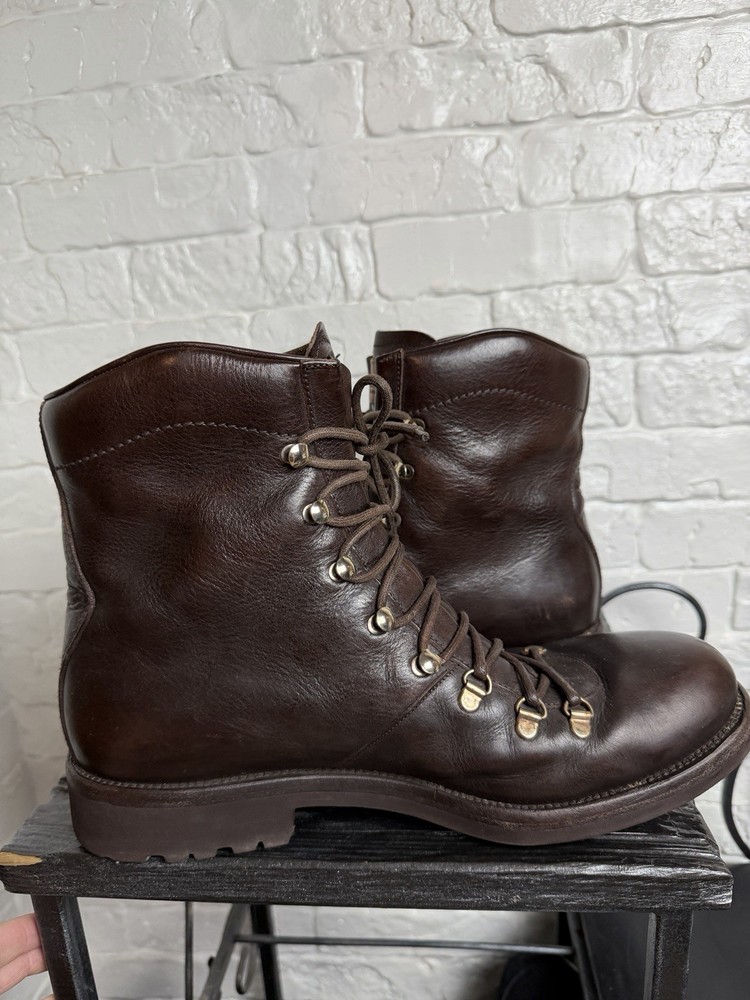 Bally Men's Leather Boots Size 10 Brown