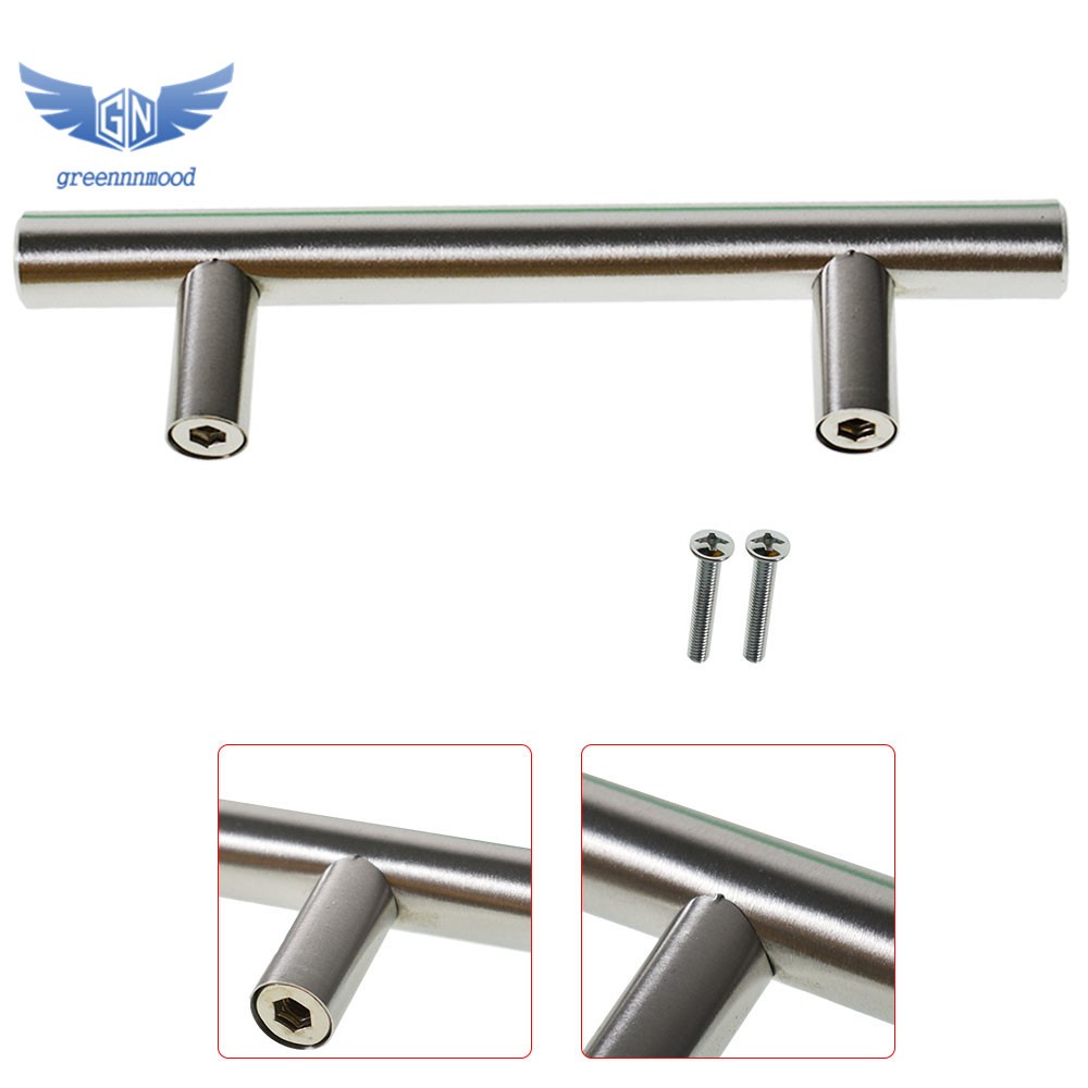 30 Pack Cabinet Pulls Brushed Nickel Kitchen Cupboard Handle 6'' Stainless Steel