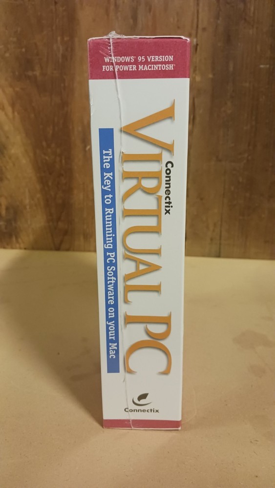 Virtual PC v2.1 by Connectix (1998), Run DOS/Windows Software on Mac (Unopened)