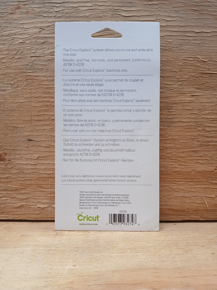 Cricut Explore Metallic Pen Set
