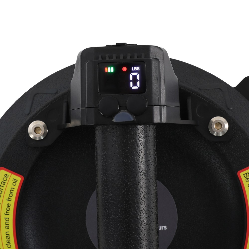 Electric Suction Cup Vacuum Suction Cup with Digital Display & Toolbox Adaptor