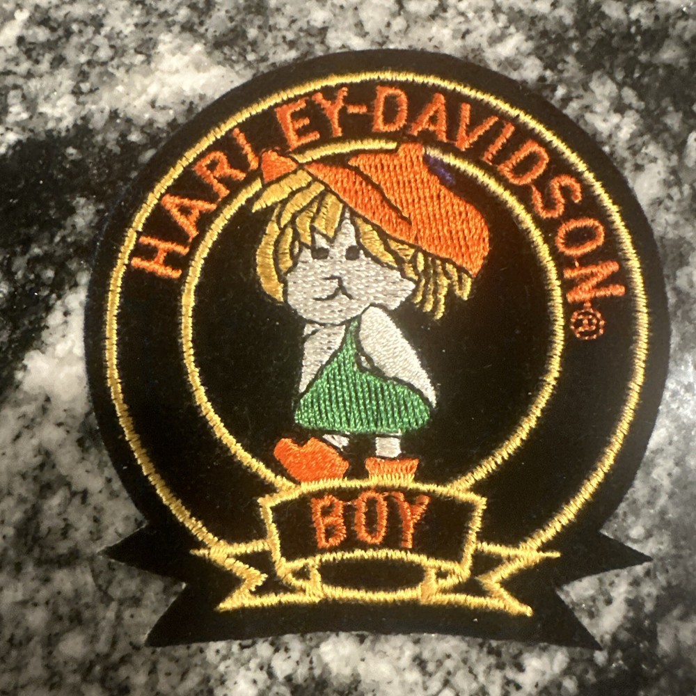 Harley Davidson Boy Harley Owners Group Patch Vintage Biker Style Patch Set