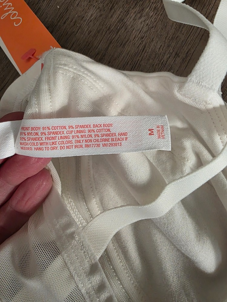 Womens Juniors Colsie off-white Bra Medium NWT