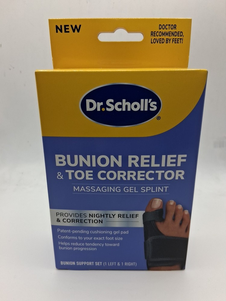 2x Dr. Scholl's Bunion Relief & Toe Corrector Support (2 Boxes)
