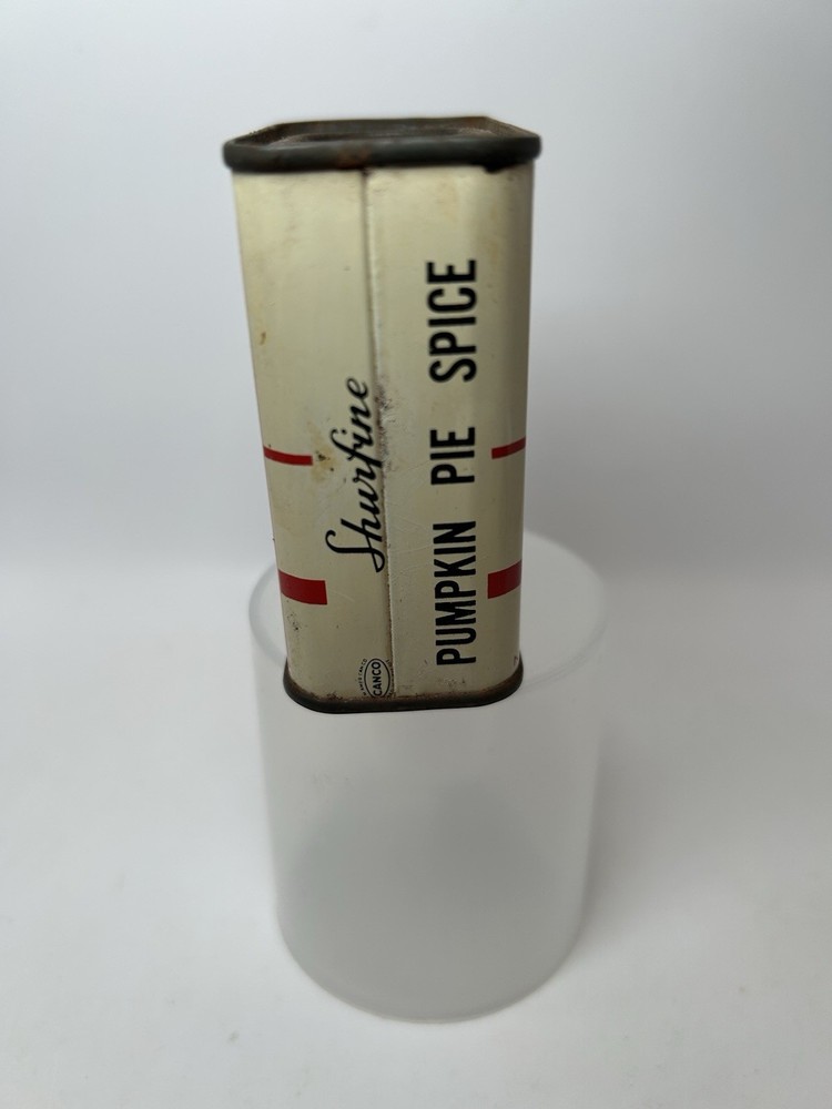 Vintage Shurfine Pumpkin Pie Spice Tin