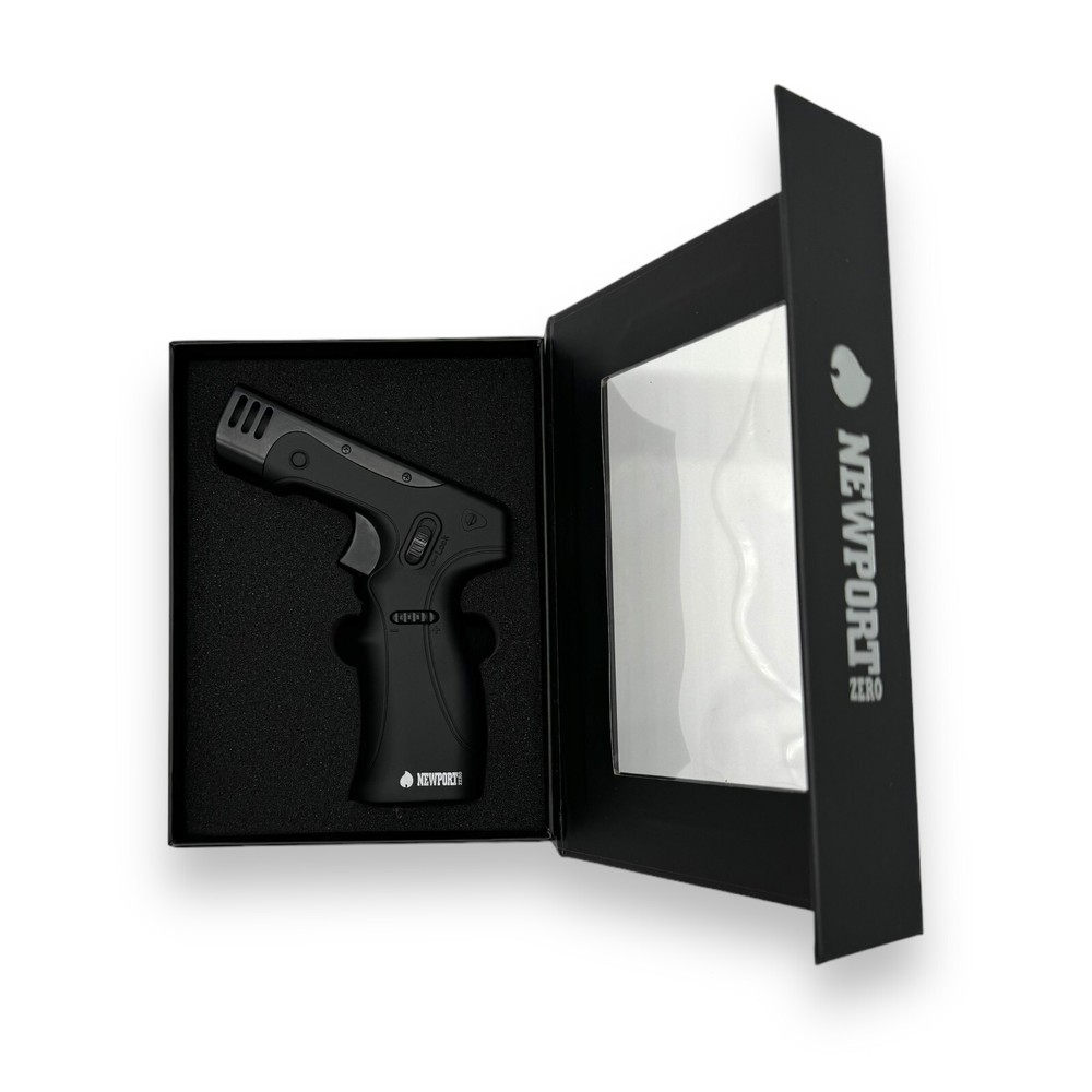 6 PCS NEWPORT ZERO WINDPROOF BUTANE REFILABLE CIGAR TORCH LIGHTER V2