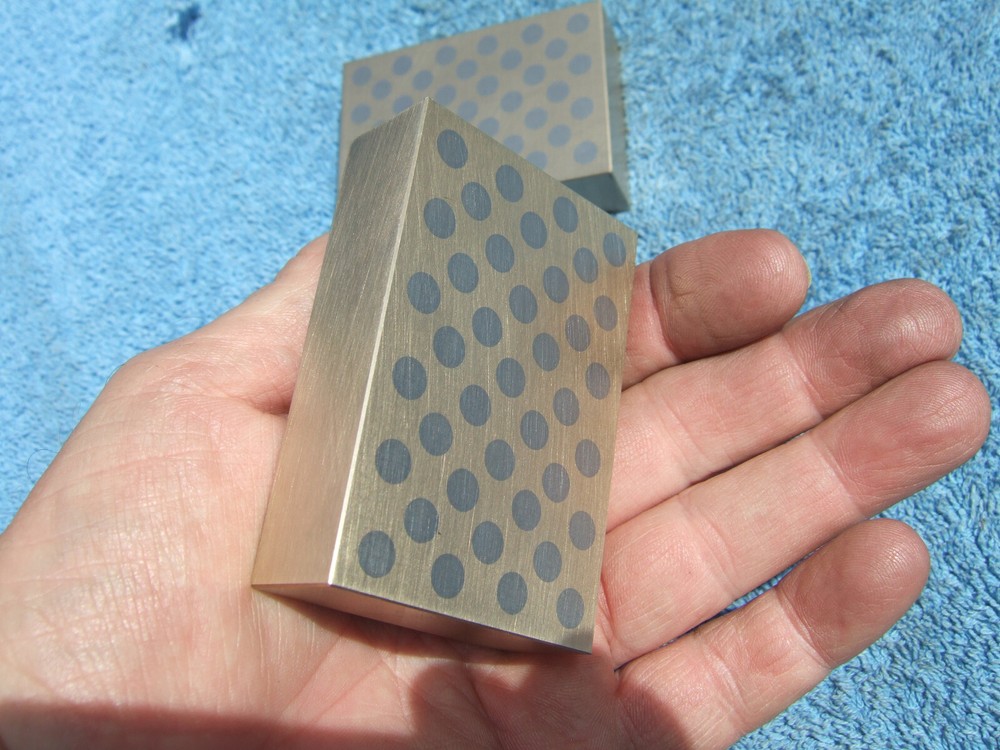 MAGNETIC TRANSFER BLOCKS US MADE FRESH GROUND w/HERMANN SCHMIDT MSB TOOLMAKER