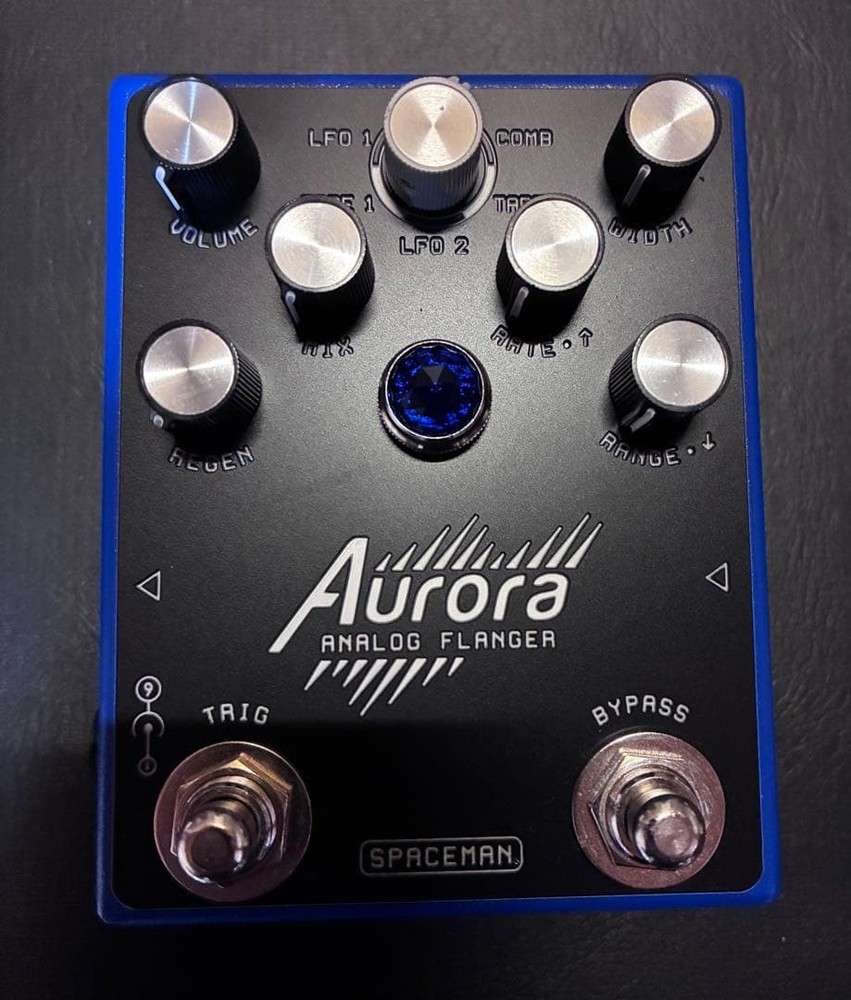 Spaceman Effects Aurora Analog Flanger Blue