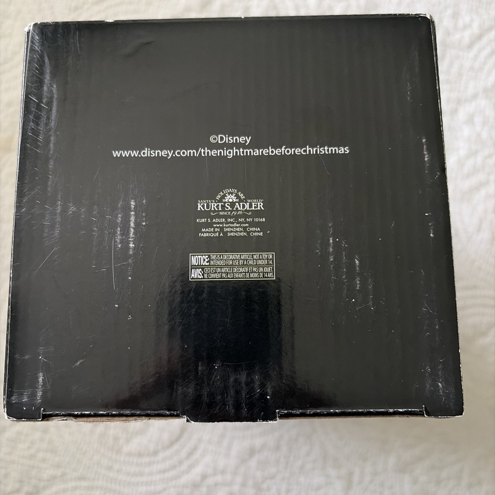 Kurt Adler Jack Skellington 10” Nutcracker NIGHTMARE BEFORE CHRISTMAS