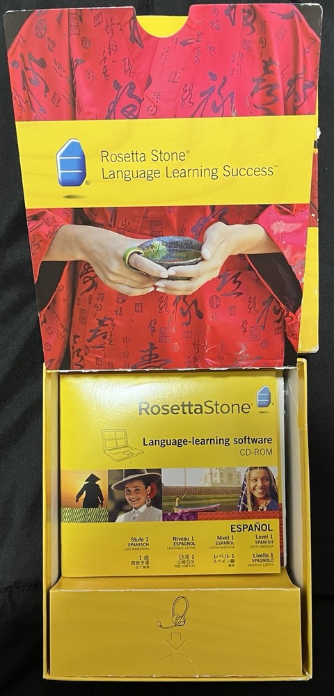 Rosetta Stone Spanish Level 1 & 2 Language Courses CD-ROM