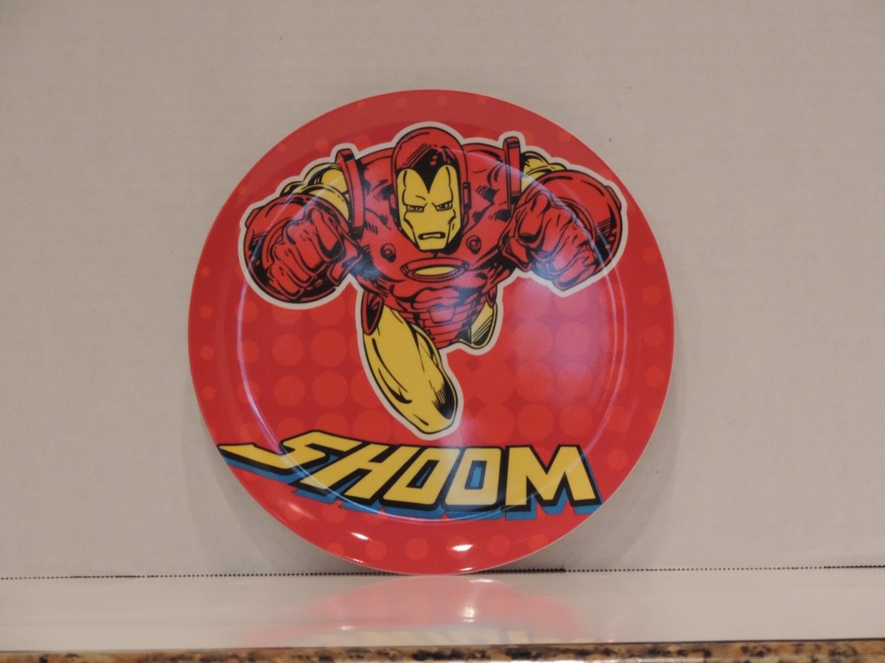 Iron Man Melamine 9" Plate