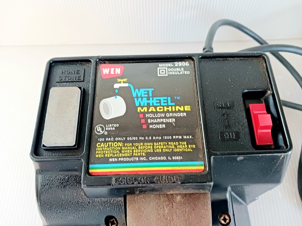 Wen Model 2908 Wet Wheel Machine Knife Tool Sharpener Works