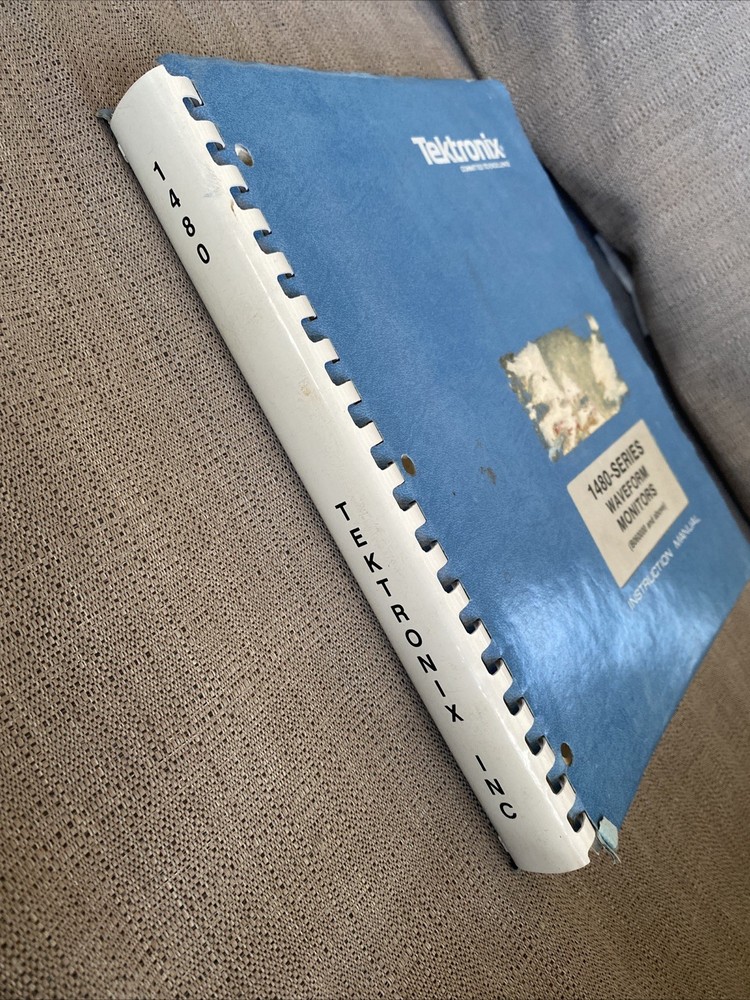 Tektronix 1480 Series Waveform Monitors Instruction Manual
