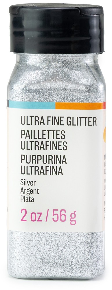 CousinDIY Extra Fine Glitter 2oz-Silver - 3 Pack