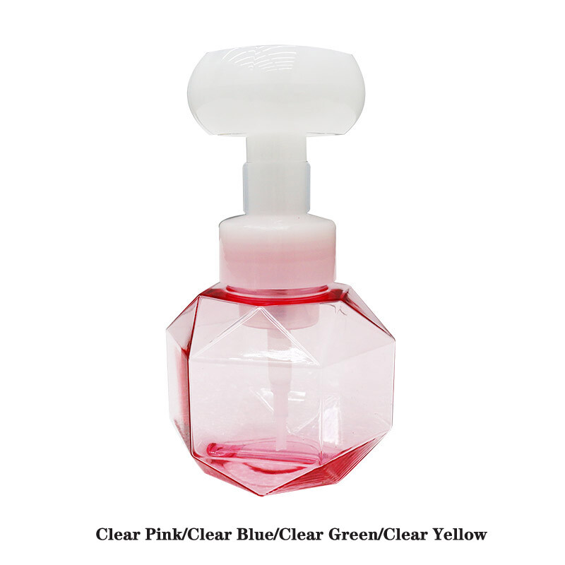 1pc Refillable Soap Bath Pump Foaming Bottle 300ml Various Colour
