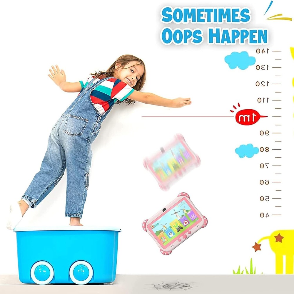 Kids Tablet PC 7" Android 11 2GB RAM 32GB Storage Free Case WIFI Camera bundle