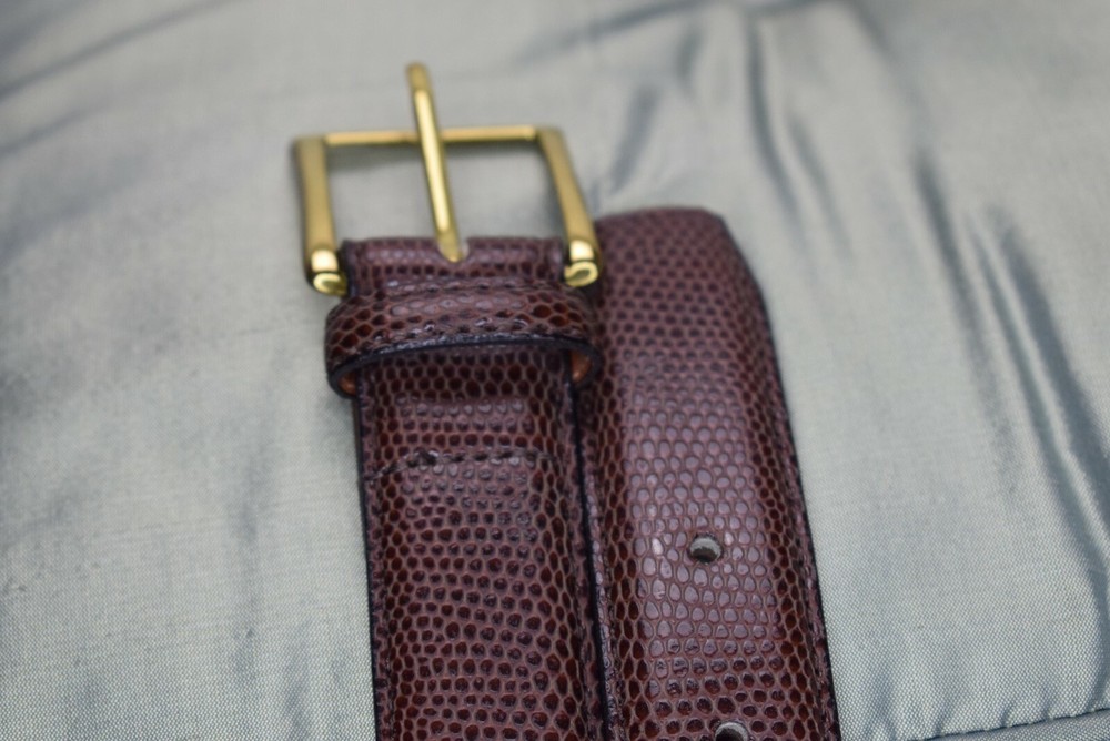 Women's Belt Brown Split Cowhide Leather Belt Size L