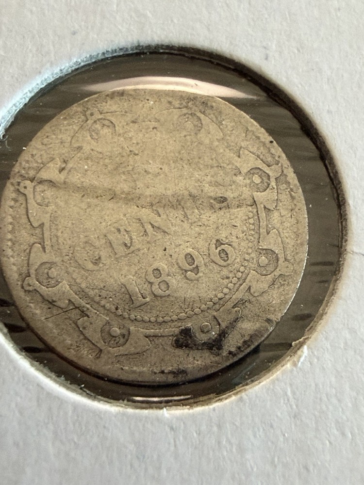 1896 Newfoundland 5 Cents Silver