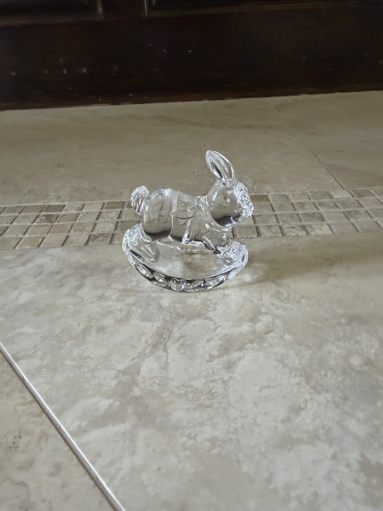 Glass Easter Rabbit Decoration (M)