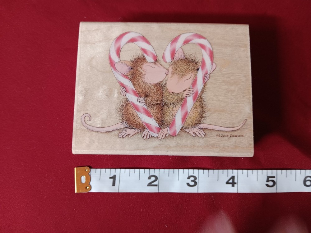 Stampabilities House-Mouse Designs, Inc. Rubber Stamp 2010 CANDY GRAM Maxwell