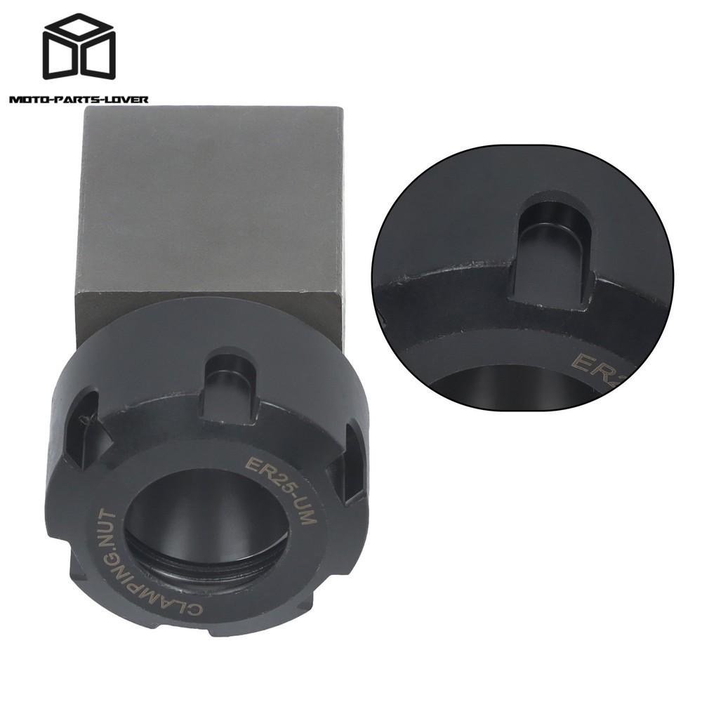 ER25 Square Tooling Block Fit for Multi-Sided Machining Operations