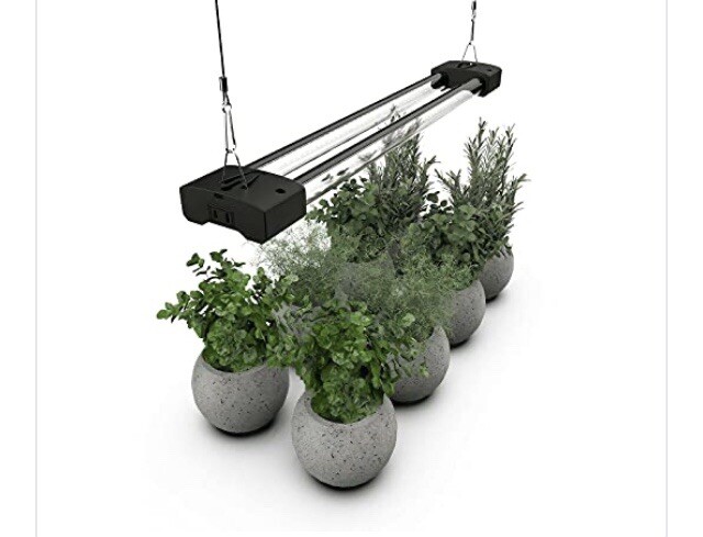 DYMOND boostgro LED Grow Light ~ Full Spectrum ~ Linkable ~ 5000K ~ 2 ft. Black