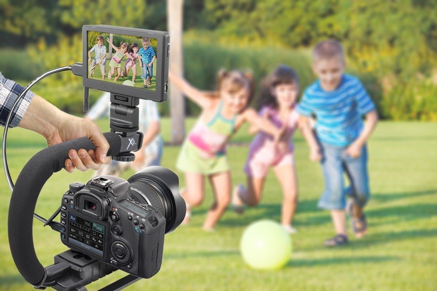 Pro Deluxe Video Stabilizing Bracket Handle for Sony HDR-SR12