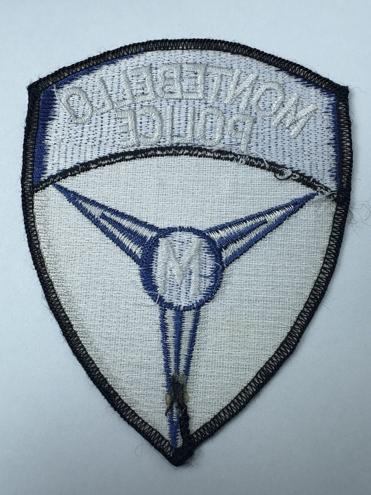 Montibello California Police Patch