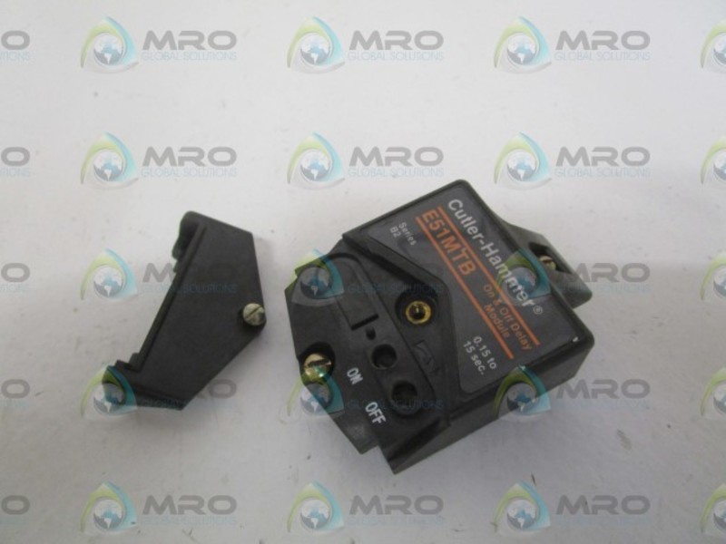 CUTLER-HAMMER E51MTB SER. B2 ON & OFF DELAY MODULE UNMP