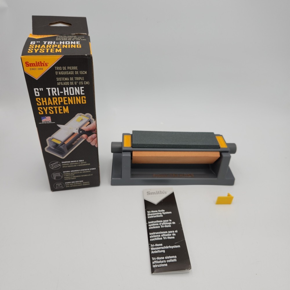 Smith's Tri-Hone Sharpening System 3 Way Coarse Med Fine Set