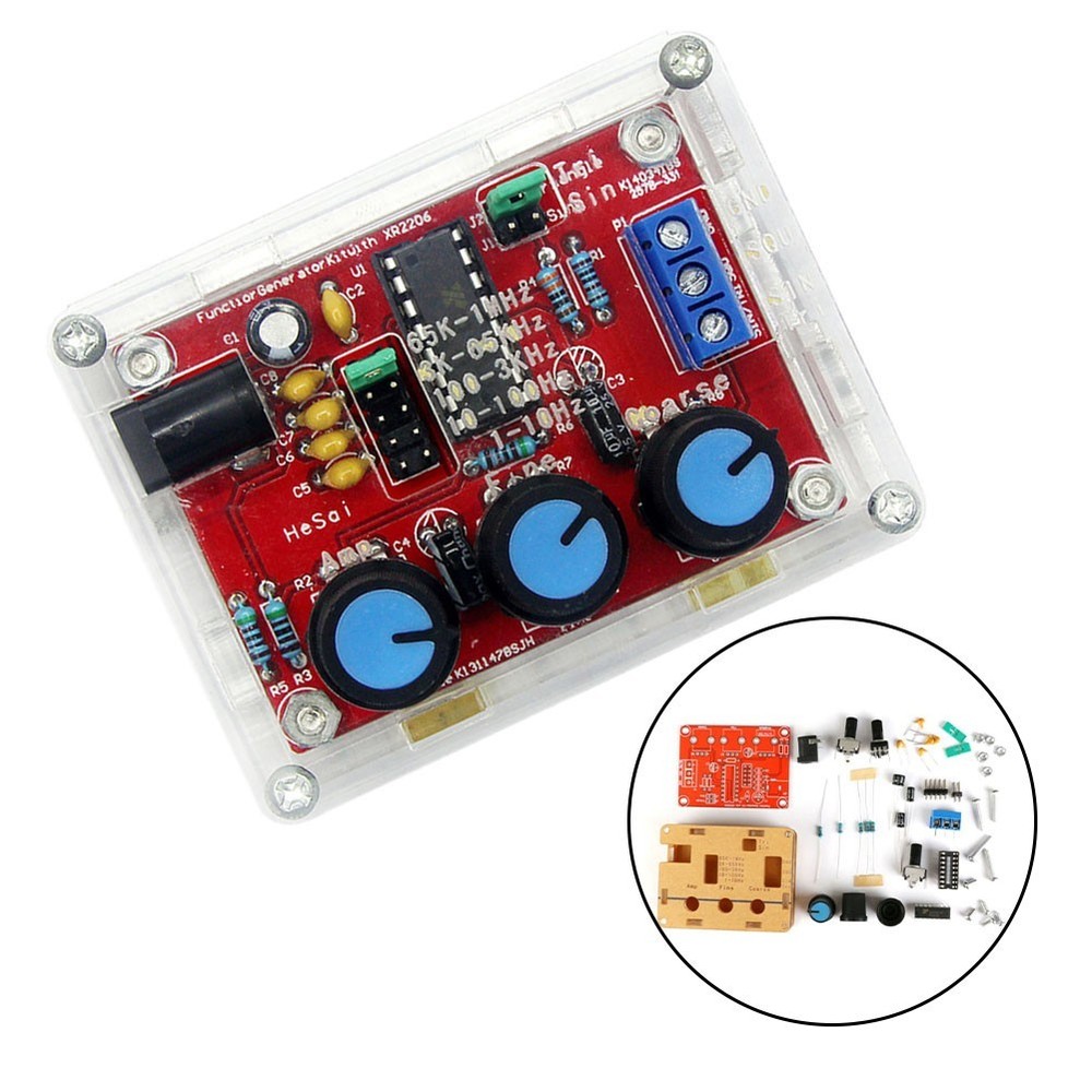 Sine Wave Triangle Rectangle Generator for XR2206 DIY Electronics Kits