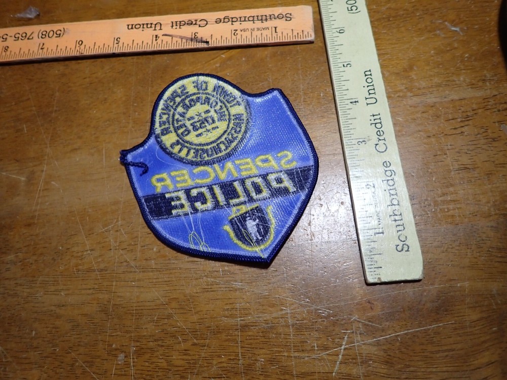 SPENCER MASSACHUSETTS EARLY VEST OBSOLETE PATCH BX AAA #15