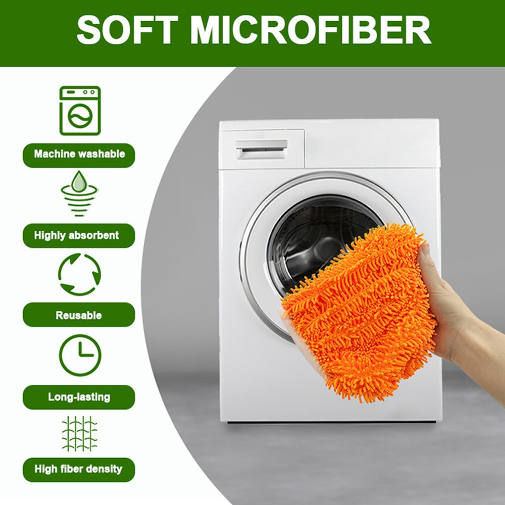 Flat Mop Replacement Pad Microfiber Repeat Clean Parts for Swiffer Sweeper XL