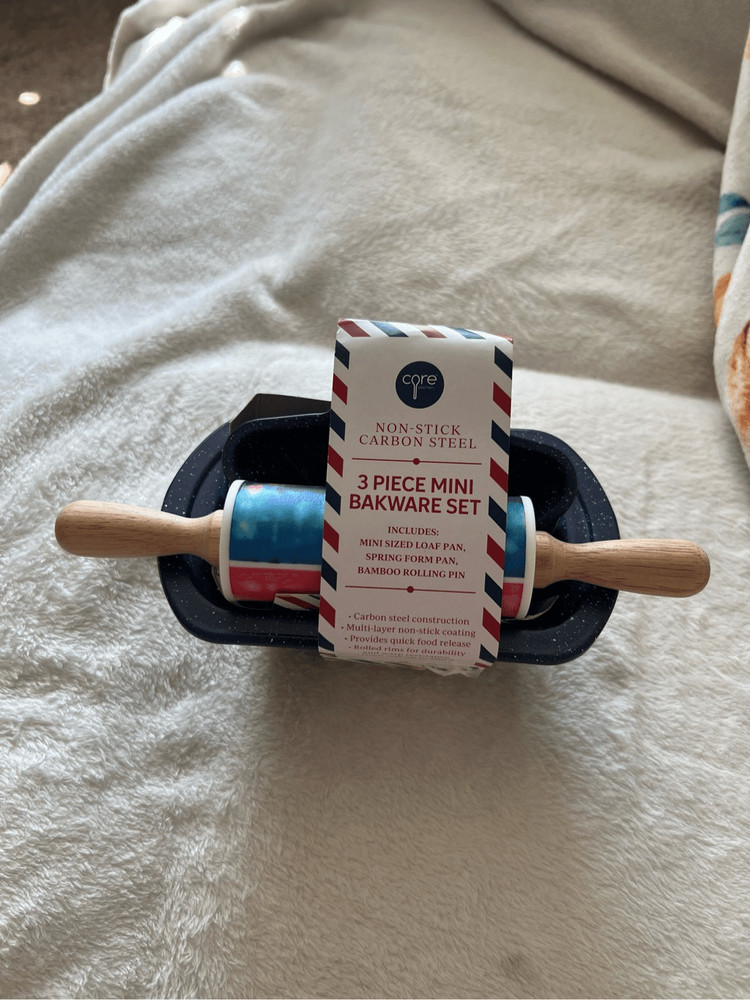 Core Kitchen 3 piece Mini Bakeware Set Patriotic Bake Set NEW