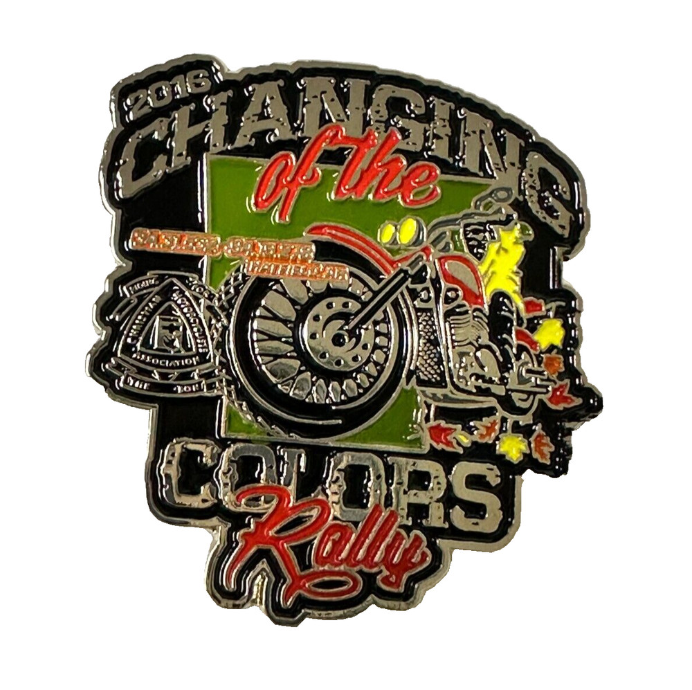 2016 CHANGING THE COLORS RALLY MOTORCYCLE LAPEL PIN