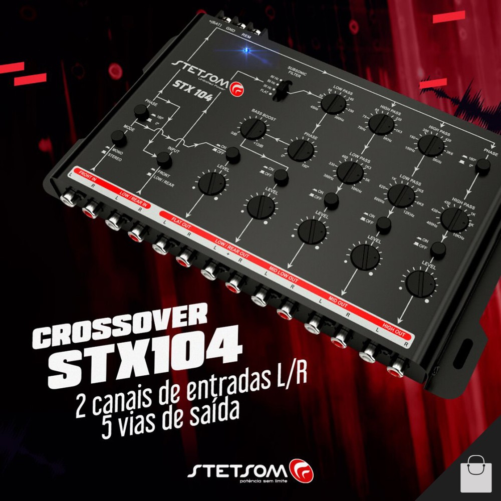 Stetsom STX 104 Crossover DSP Equalizer Digital Audio Processor 3-5 Day Delivery