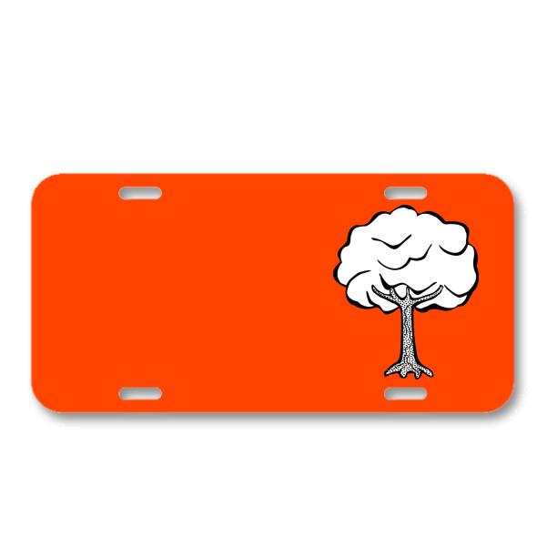 Plant Tree Vegetation Tree Tree On License Plate Car Front Add Names