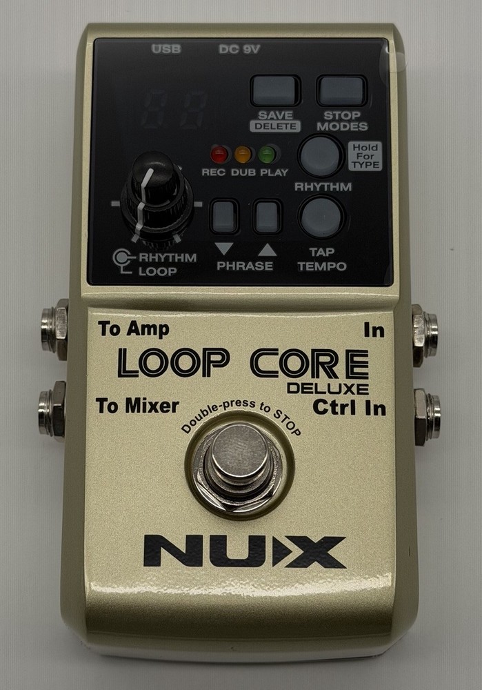 NUX Loop Core Deluxe Bundle Dual Foot Switch