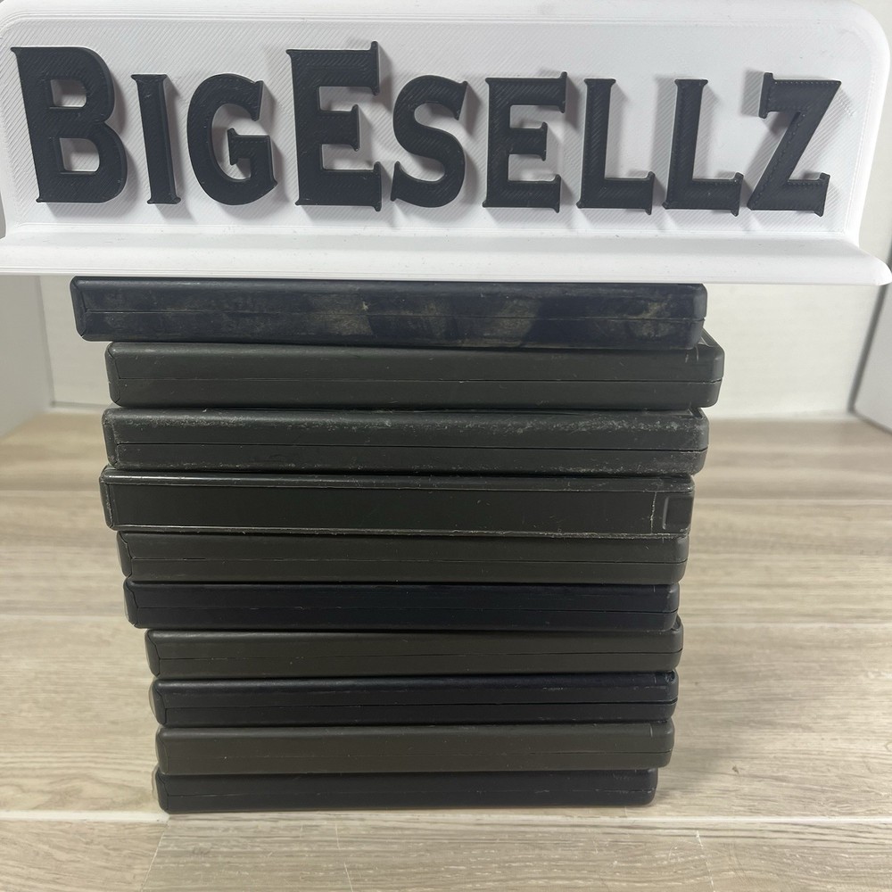 Black DVD Game Replacement Case Standard 14mm Single Disc No Artwork