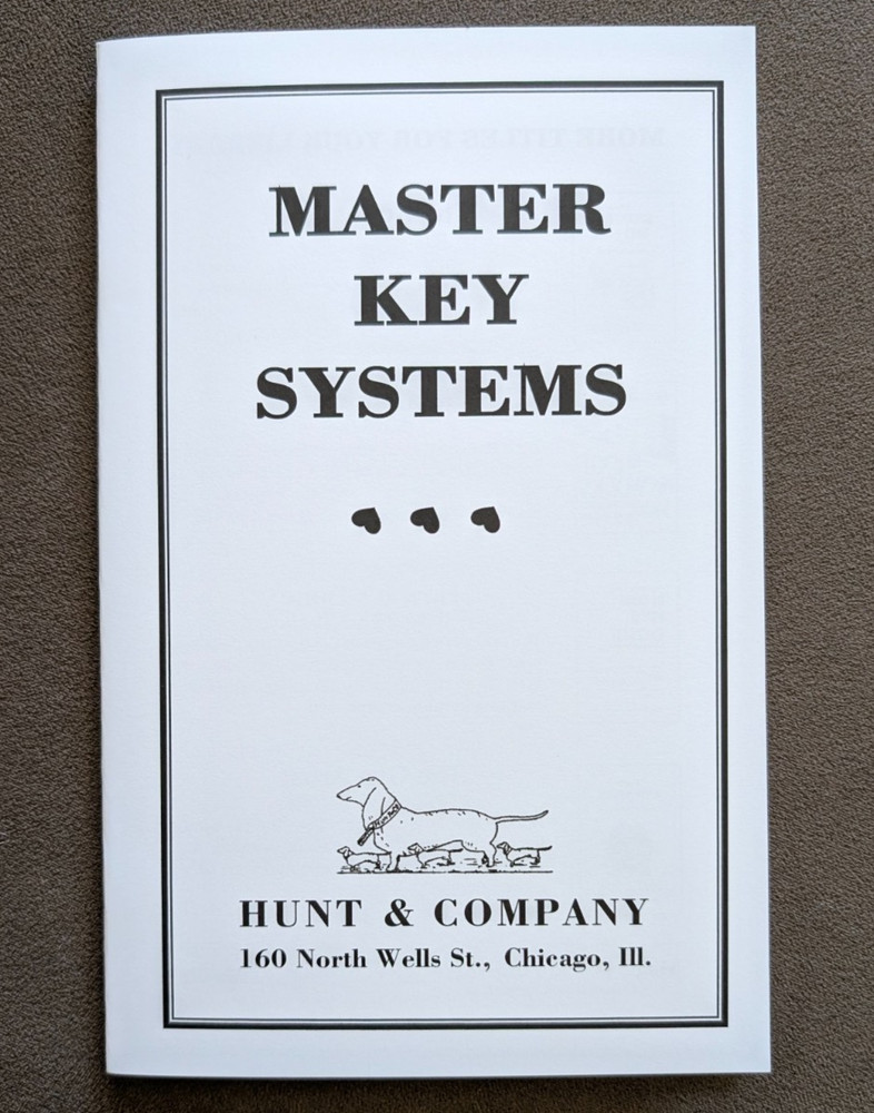 Master Key Systems (Classic crooked gambling text)