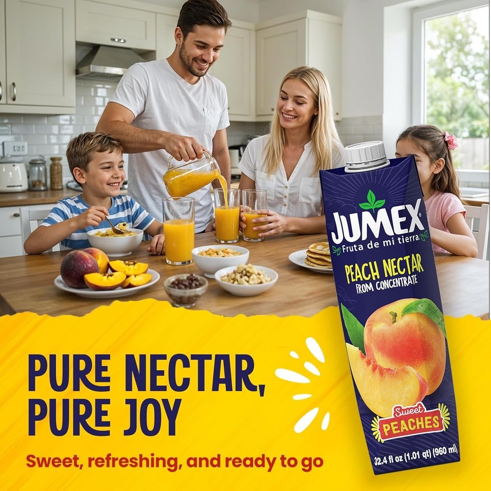 Jumex Peach Nectar, 32.4 Fl Oz
