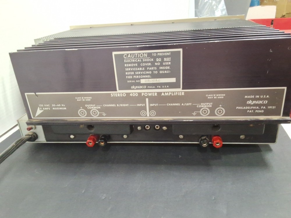 DYNACO 400 Stereo Power Amplifier - WORKING
