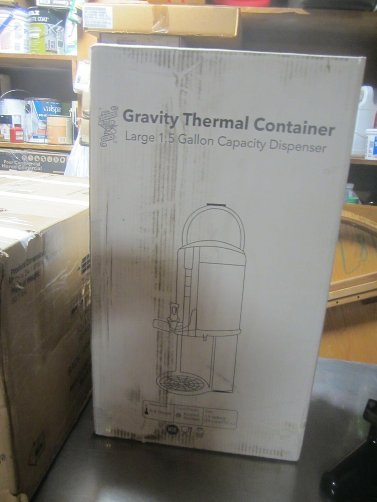 Thermal Server 1.5 Gallon Capacity Beverage Dispenser, Thermal Container