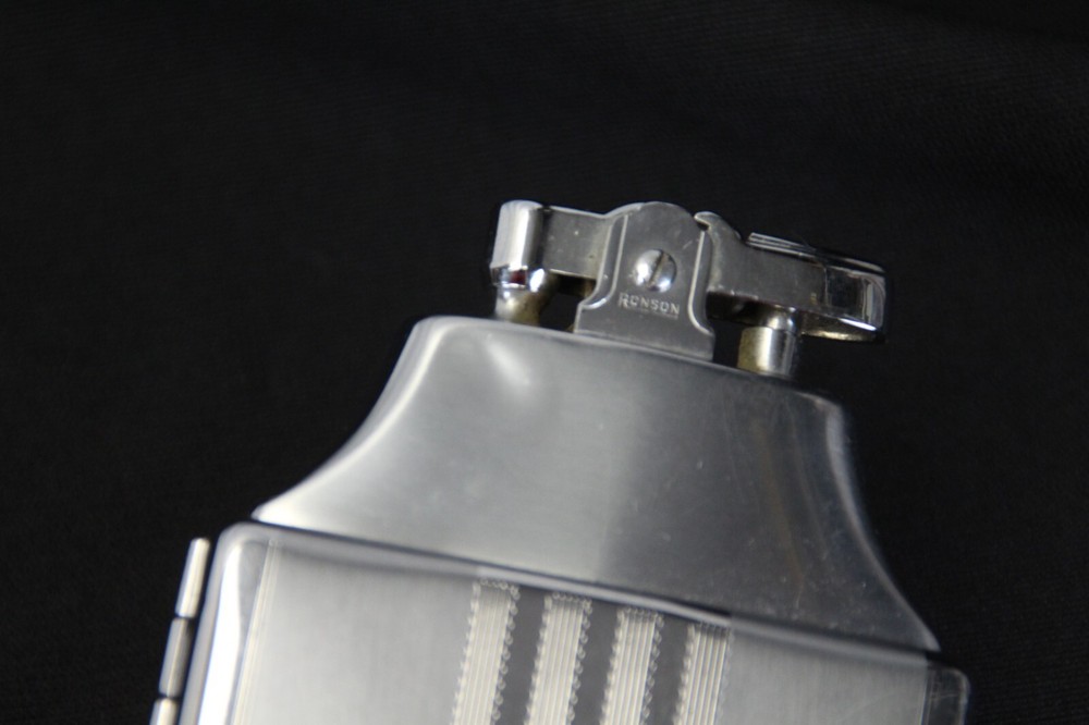 Ronson Art Deco Mastercase Cigarette Lighter Case Combo 1930s