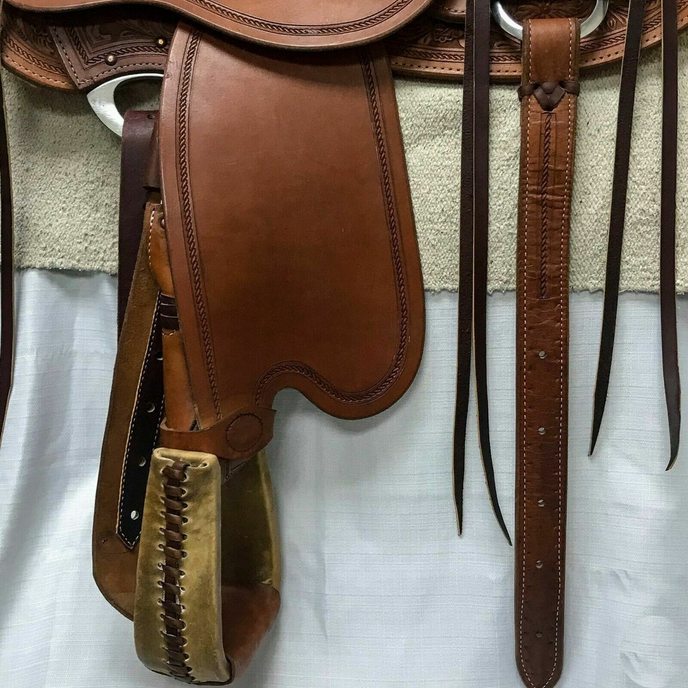 WILDRACE New Western Leather Saddle