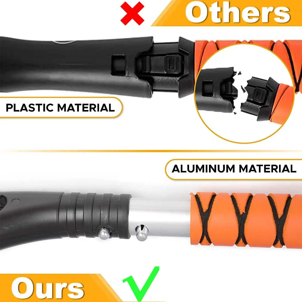 Detachable Car Snow Scraper, Cleaning Brush, Window and Windshield Cleaning Tool