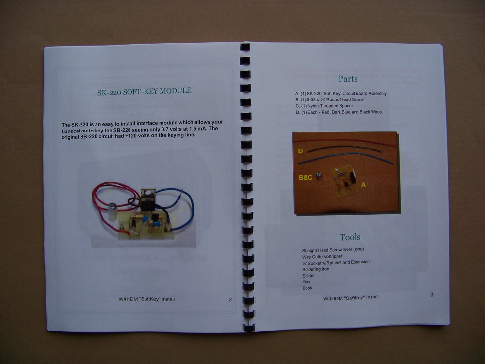 Heathkit SB-220 Amplifier Upgrades Manual