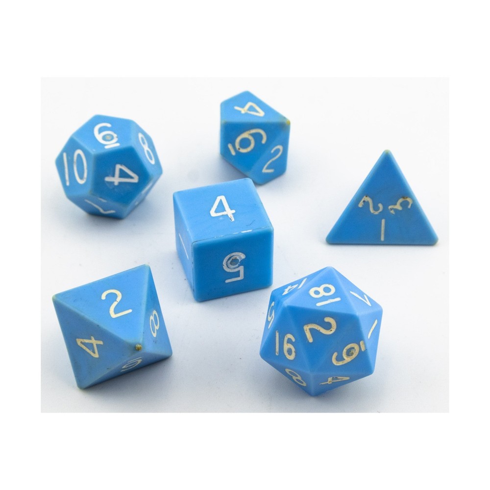 TSR Basic D&D Mentzer Dice Set (6) VG+